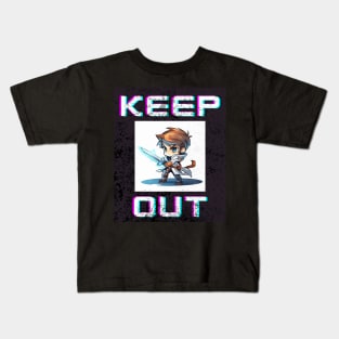 Futuristic Anime Boy Kids T-Shirt